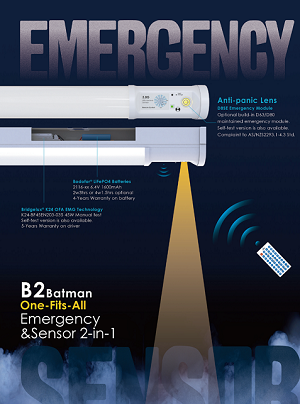 Fanxstar innovatiivinen turvavalaistusratkaisu: Bridgelux K24 2-in-1 älykäs hätä-LED-ohjainvirtalähde